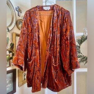 Anthropologie Esme Velvet Blazer